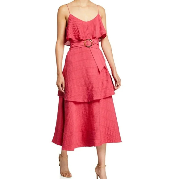 NWT Club Monaco Tiered midi dress.Size 4 - Picture 1 of 11